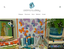 Tablet Screenshot of cristinabuckley.com